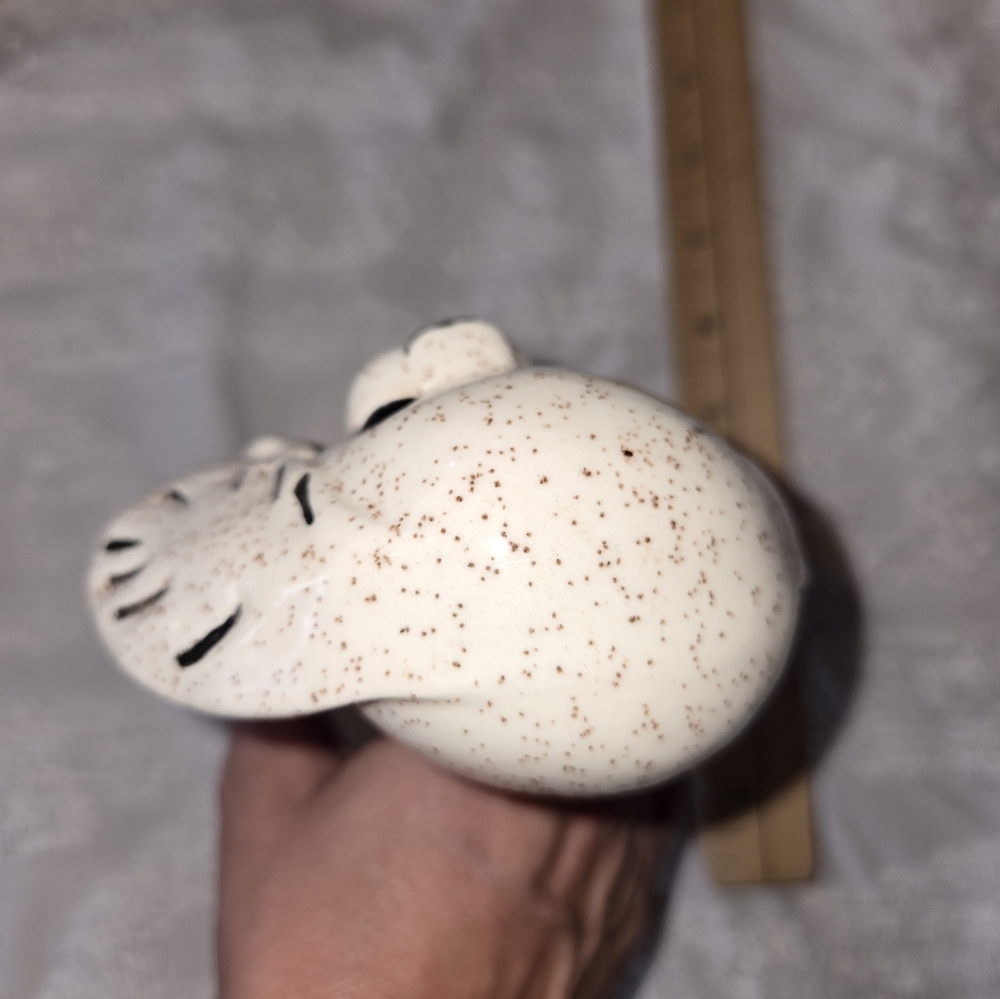 Vintage MCM Speckled Ceramic Dog Figurine Good Used Condition - Picture 7 of 8